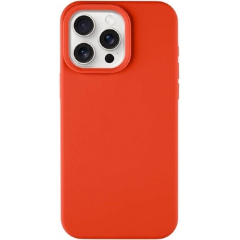 Tactical Силиконов калъф с MagSafe за iPhone 15 Pro Max - Tactical MagForce Velvet Smoothie Cover (червен) (57983122614)