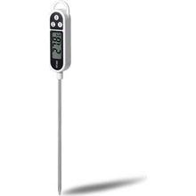 TFY AG254E Digitálny LCD teplomer so sondou, biely