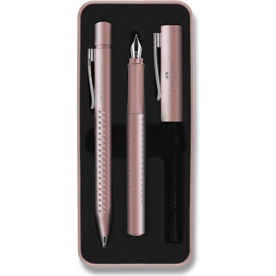 Faber Castell Grip Edition 2011 sada plnicí a kuličkové pero růžová