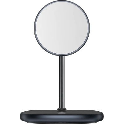 Baseus Magnetic Wireless Qi Charging Stand 15W (WXSW-01) - поставка (пад) за безжично зареждане за iPhone с Magsafe (черен)
