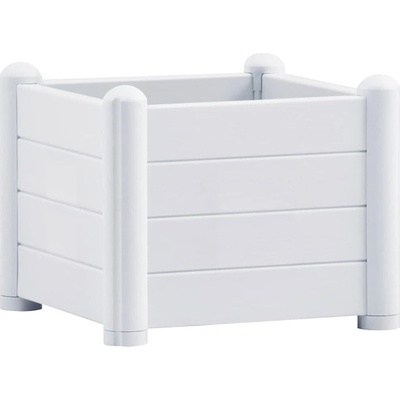 STEFANPLAST Truhlík vyvýšený záhon ITALIA 43x43x35cm bílý