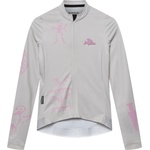 CafÉ du cycliste Фланелка с дълъг ръкав за колоездене CAFÉ DU CYCLISTE Women's Constance Cycling jersey - Cumulus Gray (156-3133-0112)