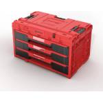 Qbrick System Чекмеджен модул QBRICK SYSTEM ONE Drawer 3 Toolbox 2.0 Red Ultra HD 65569 (SKRQONED3CZEPG011)