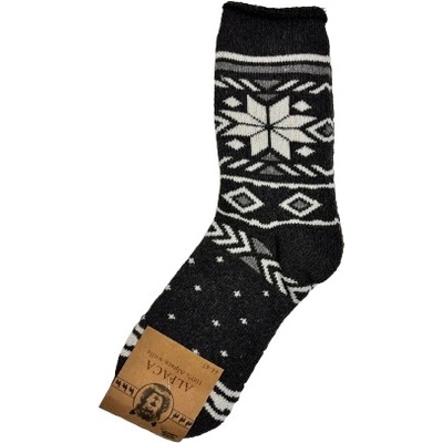 Alpaca Exclusiv hrubé teplé ponožky Vzor: V10