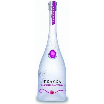 Pravda Vodka Raspberry 37,5% 0,7 l (holá láhev)