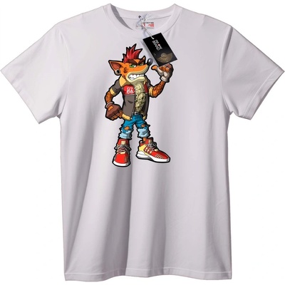 NOONEBRAND Тениска Crash Bandicoot - 2XL, Black