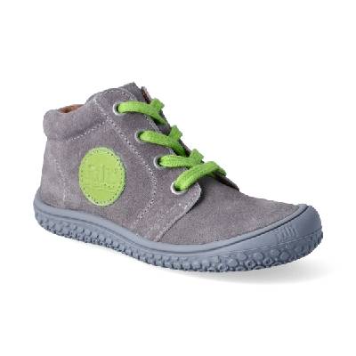 Barefoot kotníkové boty Filii - Schnurer Stone/Apple M