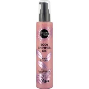Organic Shop Блестящо масло за тяло Rose & Lychee, 100 ml - ozone