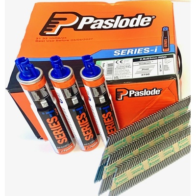 Hřebíky 2,8 x 63 Kroužkové s plynem pro Paslode IM90Xi, IM90Ci, IM100Ci, obj.142011 – Zboží Mobilmania