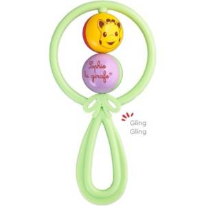 Sophie la Girafe Дрънкалка с 2 топчета Sophie la Girafe (S200188)