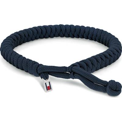 Tommy Hilfiger Modrý nylonový prepletaný náramok Axel 2790592