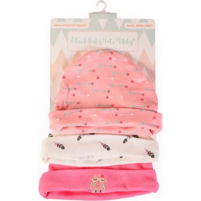 Cangaroo Шапки за бебе Cangaroo - Tibby, розови (106905)