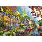Ravensburger - Puzzle Down the Lane No. 6: Canal Side Lane - 1 000 piese