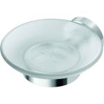 Ideal Standard IOM - Сапунница с държач, хром/сатинирано стъкло A9122AA (A9122AA)