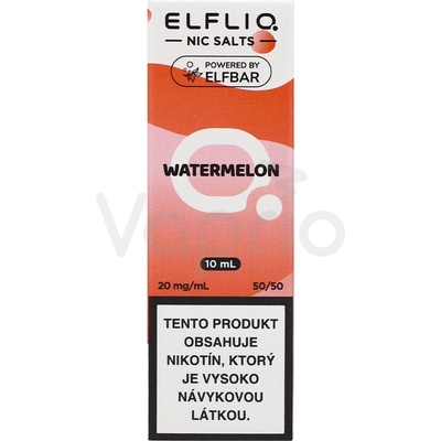 ELFLIQ Nic SALT - Vodový melón 10 ml 10 mg