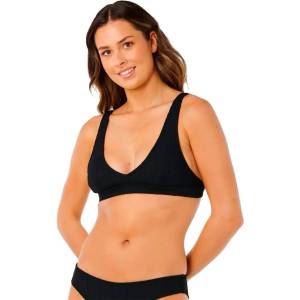 Rip Curl Vibe Surf Multi Fit V Neck bikini top - Black (Black)