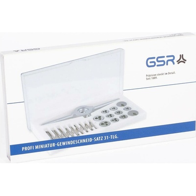 GSR 00708120 sada závitníků 31dílná HSS-G metrický M1 - M2.6