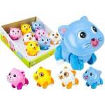 LEAN Toys Lovely Wind-up Kittens Clockwork Wind Up Toy Moving Running Cat