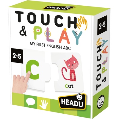 Headu Образователен комплект Headu - Докосни и играй, Моята първа азбука на английски език (HMU60780)