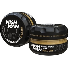 Nishman Hair Styling Wax Gold One 07 vosk na vlasy s leskom 150 ml