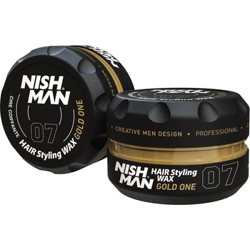 Nishman Hair Styling Wax Gold One 07 vosk na vlasy s leskom 150 ml