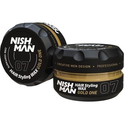 Nishman Hair Styling Wax Gold One 07 vosk na vlasy s leskom 150 ml