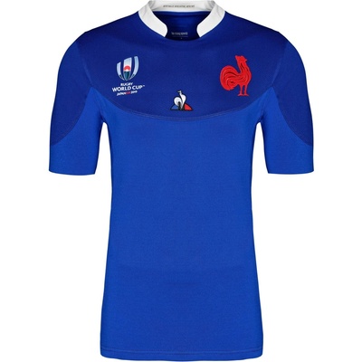 LE COQ SPORTIF Pre dospelých s krátkym rukávom replika francúzskeho tímu modrý 2019