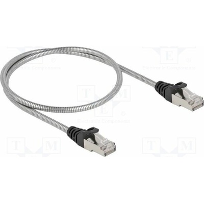 Delock 80107 Patch U/FTP Kat: 6a RJ45 vidlice z obou stran Cu