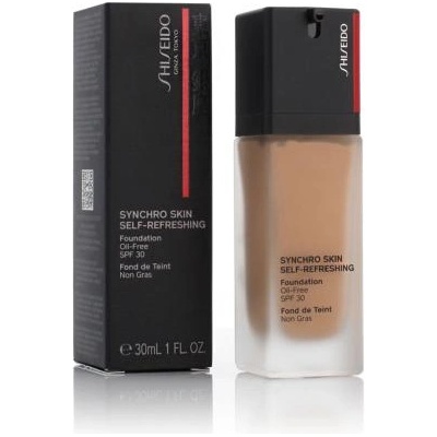 Shiseido Synchro Skin Self-Refreshing SPF30 дълготраен фон дьо тен със слънцезащита 30 ml нюанс 350 Maple