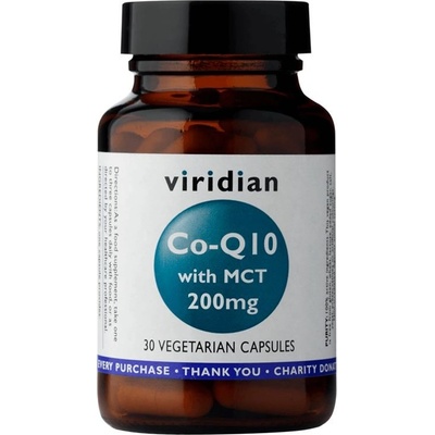 Viridian Co-enzym Q10 with MCT 200 mg 30 kapsúl