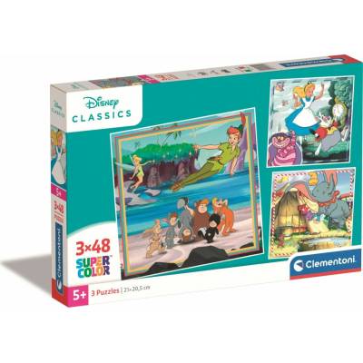 Clementoni Disney klasika 3 × 48 dielov
