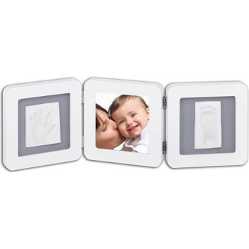 Baby Art My Baby Touch Double zaoblený white & grey