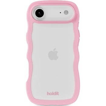 Holdit Калъф Holdit - Wavy, iPhone Air, розов/прозрачен (7330985168277)
