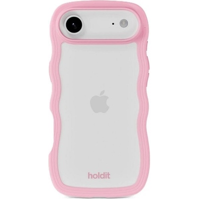 Holdit Калъф Holdit - Wavy, iPhone Air, розов/прозрачен (7330985168277)
