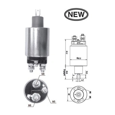 MAGNETI MARELLI Elektromagnetický spínač pre štartér 940113050539