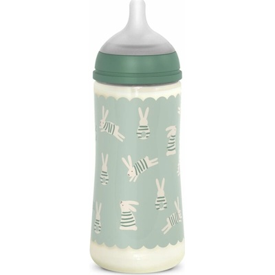 Suavinex Wonderland SX Pro Physiological Anti-Colic dojčenská fľaša Green Bunny 360 ml