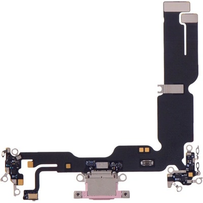 Nabíjecí deska a flex pro Apple iPhone 15 Plus ružová