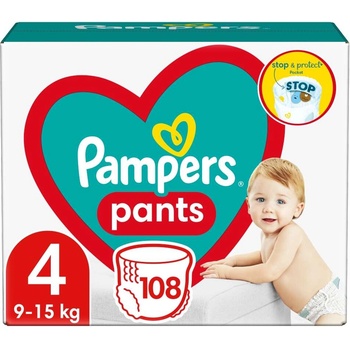 Pampers Pants Mega Box Bugyipelenka 9-15kg Maxi 4 (108db) (81748922)