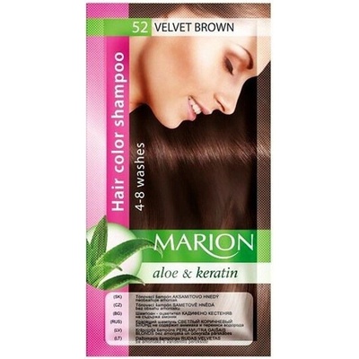 Marion tónovací šampón 52 Zamatová hnedá 40 ml