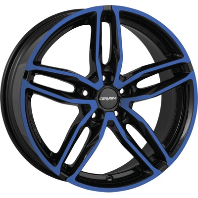 Carmani 13 8,5x19 5x114,3 ET35 blue polished