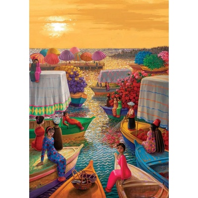 Art Puzzle - Puzzle Flower Harbor - 1 000 piese