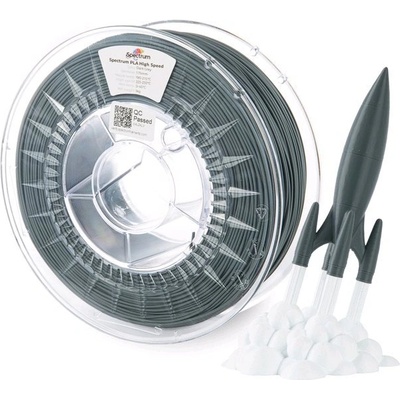 Spectrum 81070 3D филамент, PLA High Speed, 1, 75mm, 1000g, тъмно сиво (81070)