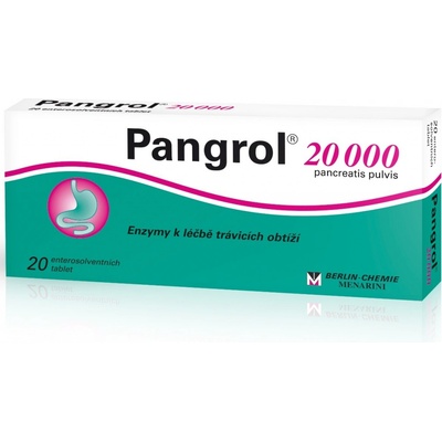 PANGROL POR 20000IU TBL ENT 20 II