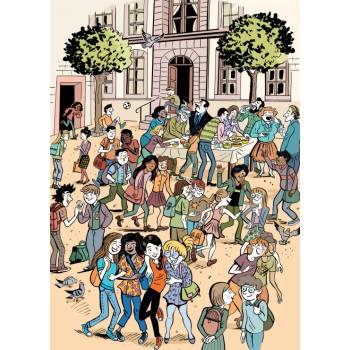 Grafika - Puzzle The World of Lucretia - The End of Year Party - 300 piese