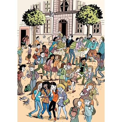 Grafika - Puzzle The World of Lucretia - The End of Year Party - 300 piese