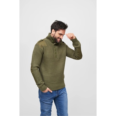 Brandit Alpin pullover pánsky sveter olive