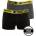 Meatfly мъжки боксерки Balboa Boxershorts Double Pack Grey Heather/Black | Черна | Размер Meatfly | Cheren | МЪЖЕ | S