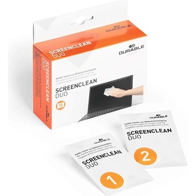 DURABLE Комплект за почистване DURABLE Screenclean duo за екрани 572102 (572102)