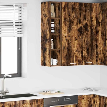 vidaXL Висящ шкаф Riga Димян дъб 20 x 29, 5 x 100 см Инженерно дърво (884454)