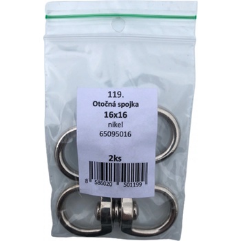 SVX Otočná spojka Ni blister 118 13x13 mm č118